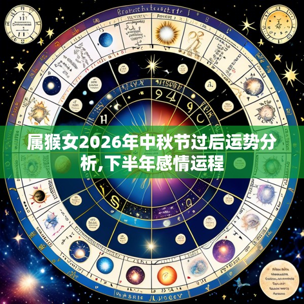 属猴女2026年中秋节过后运势分析,下半年感情运程