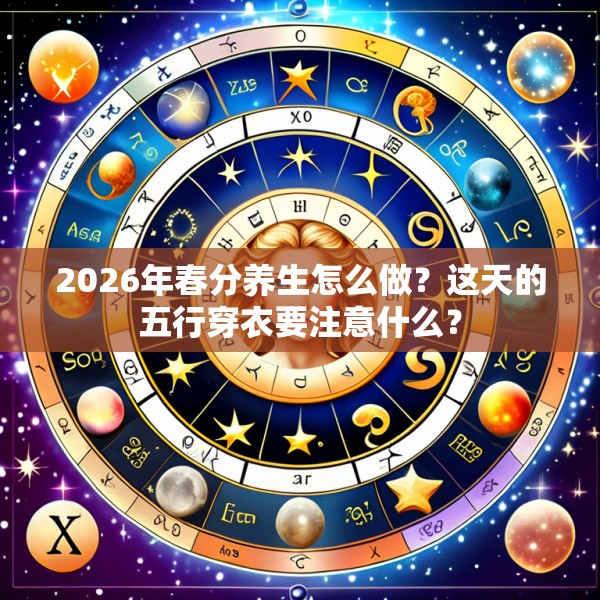 2026年春分养生怎么做？这天的五行穿衣要注意什么？