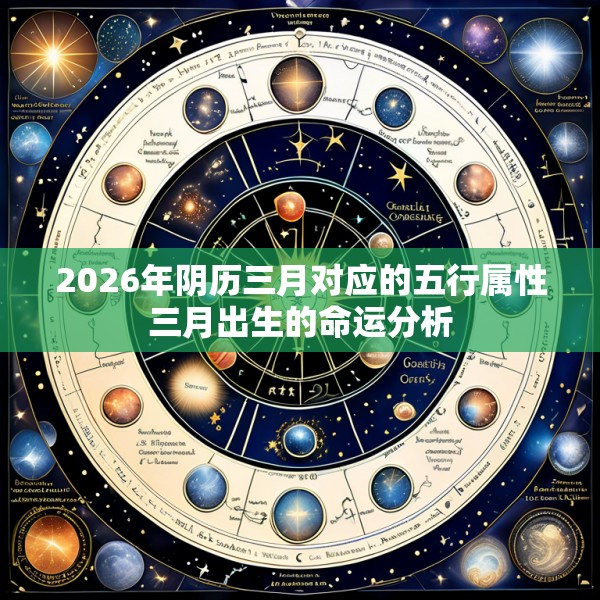 2026年阴历三月对应的五行属性三月出生的命运分析