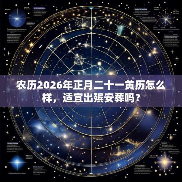 农历2026年正月二十一黄历怎么样,适宜出殡安葬吗?