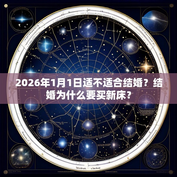 2026年1月1日适不适合结婚?结婚为什么要买新床?