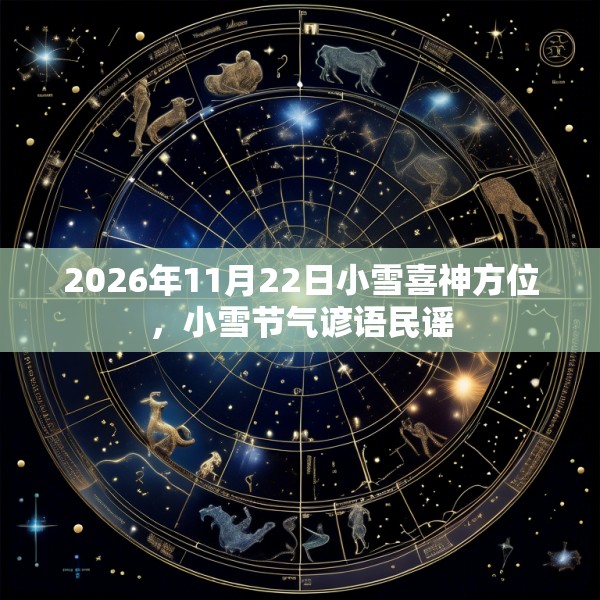 2026年11月22日小雪喜神方位，小雪节气谚语民谣