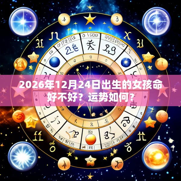 2026年12月24日出生的女孩命好不好?运势如何?