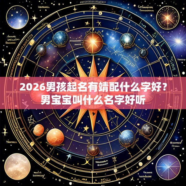 2026男孩起名有靖配什么字好？男宝宝叫什么名字好听