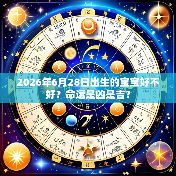 2026年6月28日出生的宝宝好不好？命运是凶是吉？
