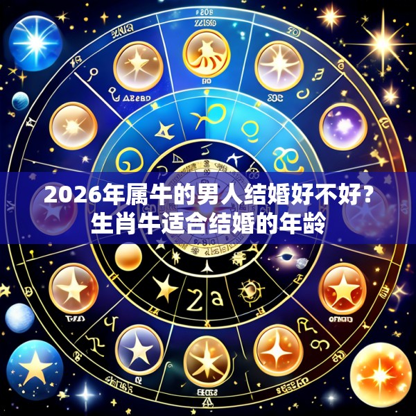 2026年属牛的男人结婚好不好？生肖牛适合结婚的年龄