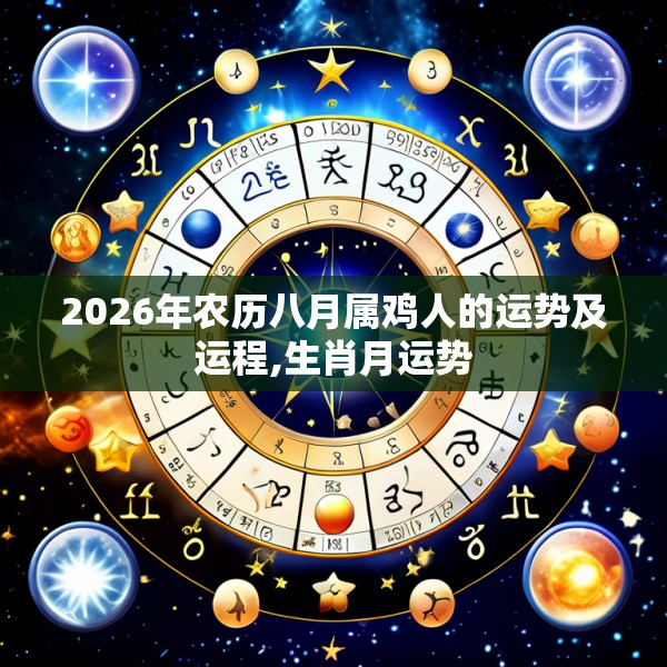 2026年农历八月属鸡人的运势及运程,生肖月运势