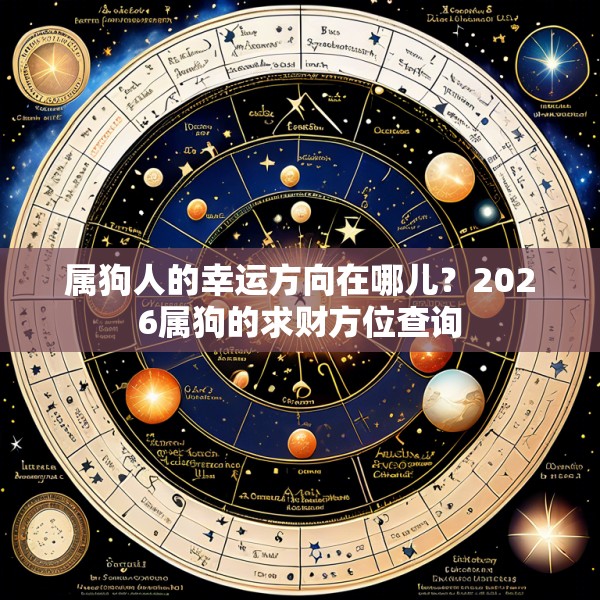 属狗人的幸运方向在哪儿？2026属狗的求财方位查询