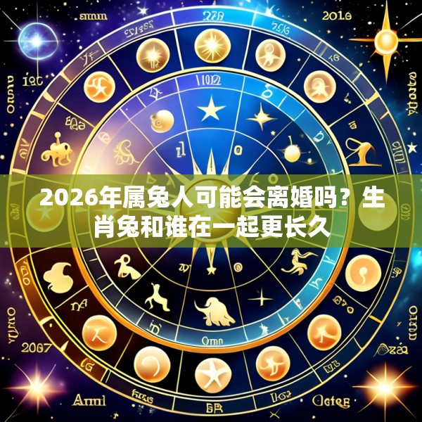 2026年属兔人可能会离婚吗?生肖兔和谁在一起更长久