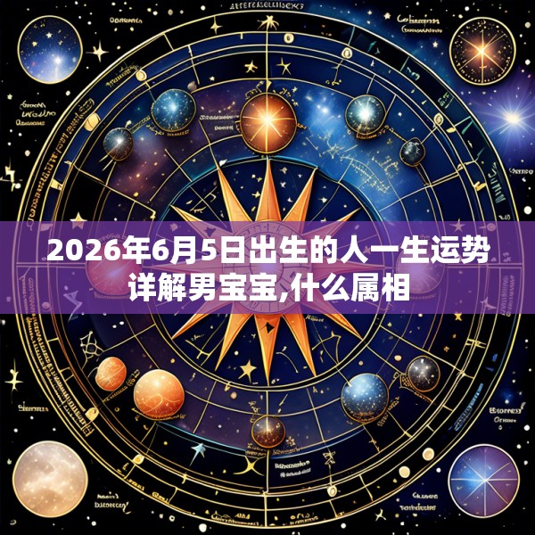2026年6月5日出生的人一生运势详解男宝宝,什么属相