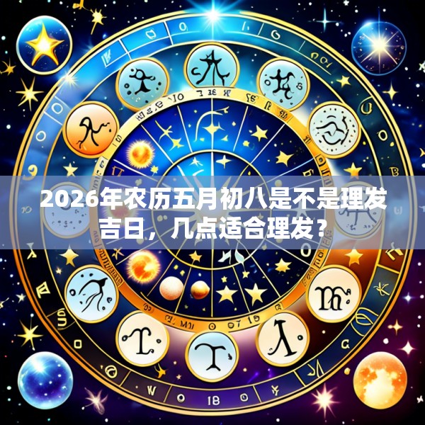 2026年农历五月初八是不是理发吉日，几点适合理发？
