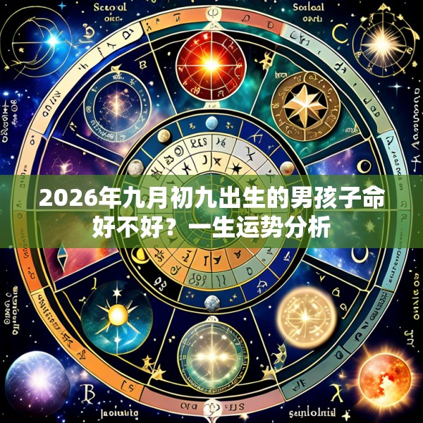 2026年九月初九出生的男孩子命好不好?一生运势分析
