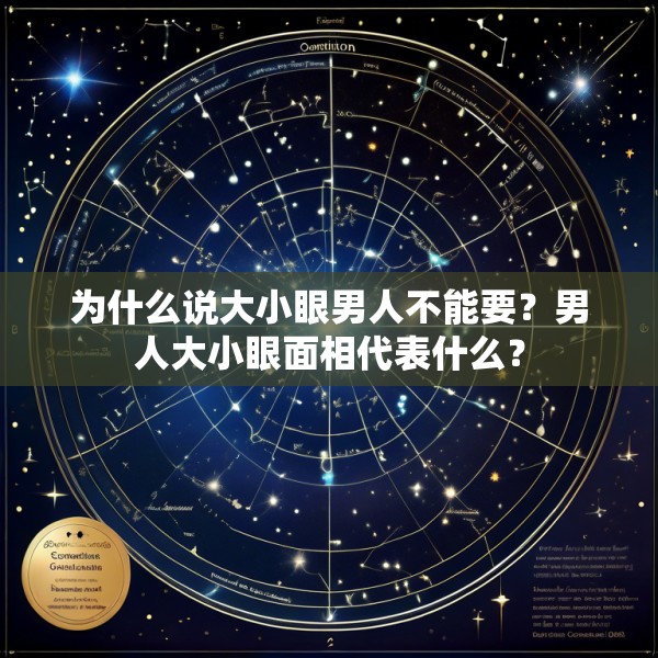 为什么说大小眼男人不能要？男人大小眼面相代表什么？