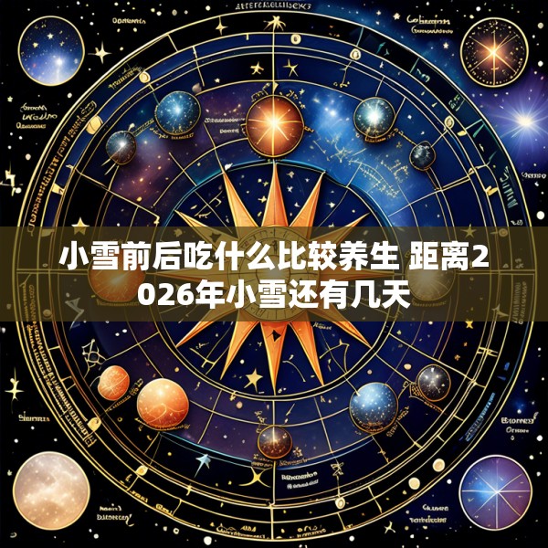小雪前后吃什么比较养生 距离2026年小雪还有几天