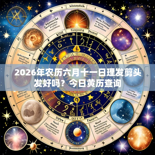 2026年农历六月十一日理发剪头发好吗?今日黄历查询