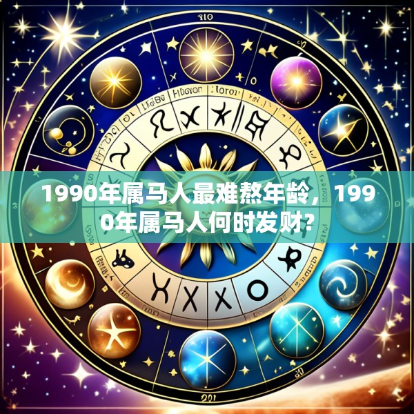 1990年属马人最难熬年龄,1990年属马人何时发财?