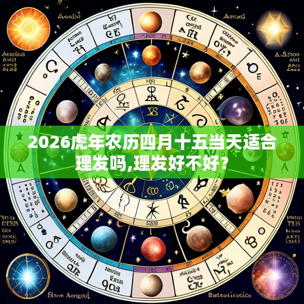 2026虎年农历四月十五当天适合理发吗,理发好不好?
