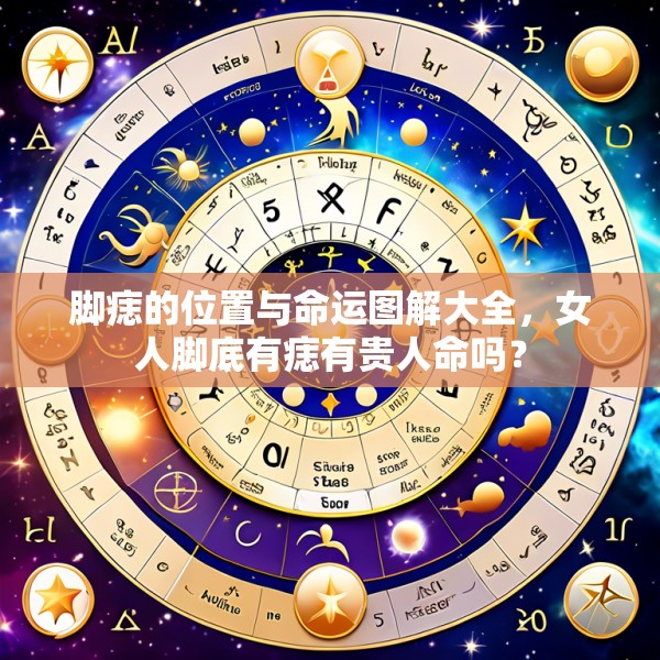 脚痣的位置与命运图解大全,女人脚底有痣有贵人命吗?