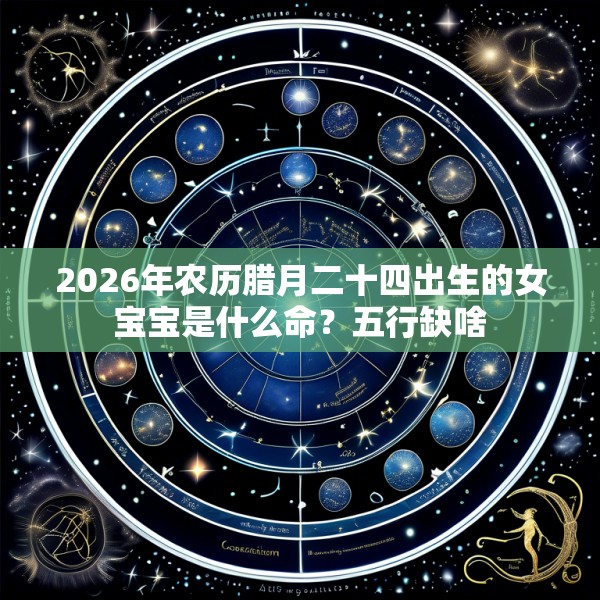 2026年农历腊月二十四出生的女宝宝是什么命？五行缺啥