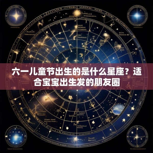 六一儿童节出生的是什么星座?适合宝宝出生发的朋友圈