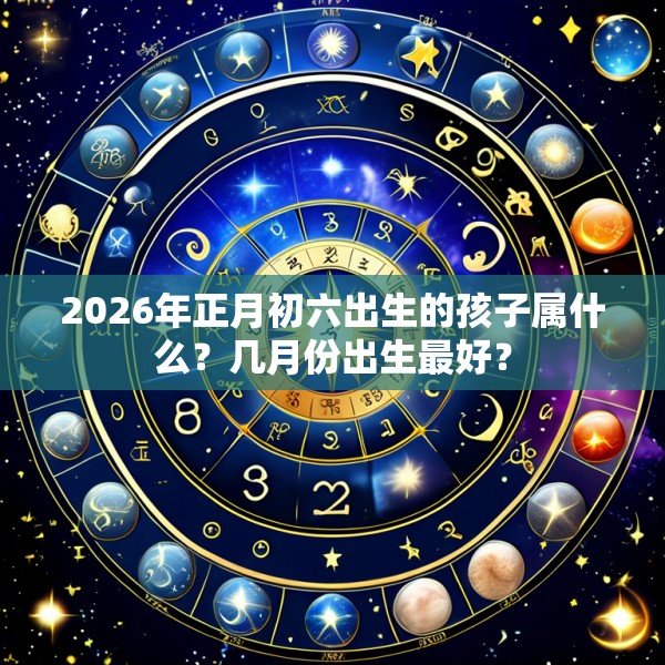 2026年正月初六出生的孩子属什么?几月份出生最好?
