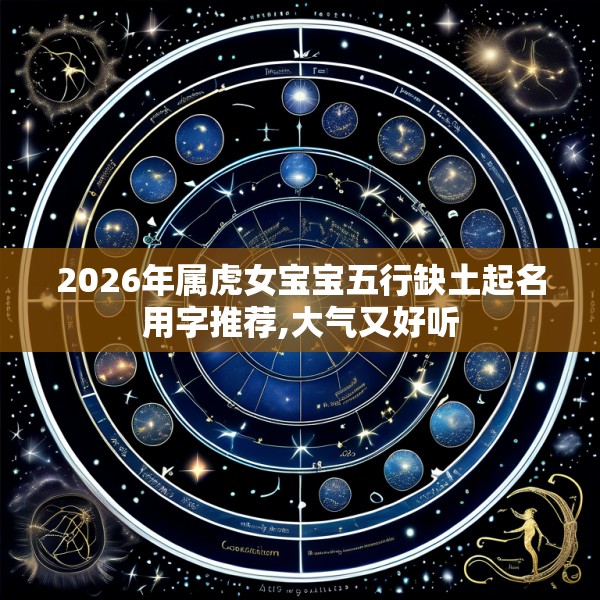 2026年属虎女宝宝五行缺土起名用字推荐,大气又好听