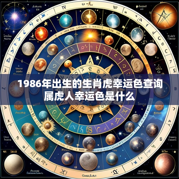 1986年出生的生肖虎幸运色查询属虎人幸运色是什么
