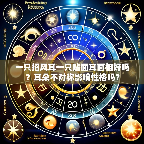 一只招风耳一只贴面耳面相好吗？耳朵不对称影响性格吗？