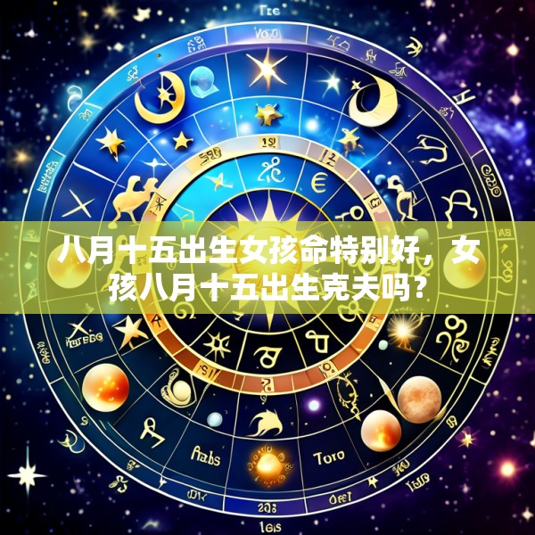 八月十五出生女孩命特别好，女孩八月十五出生克夫吗？