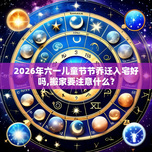 2026年六一儿童节节乔迁入宅好吗,搬家要注意什么?