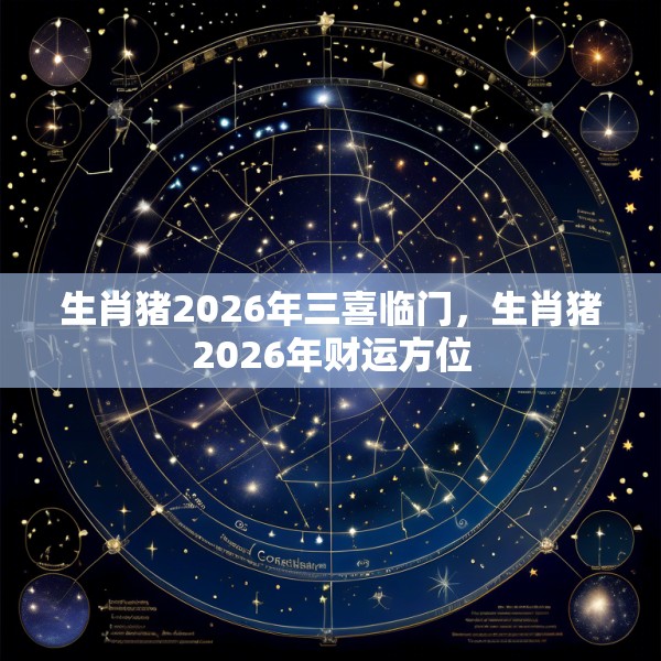 生肖猪2026年三喜临门,生肖猪2026年财运方位