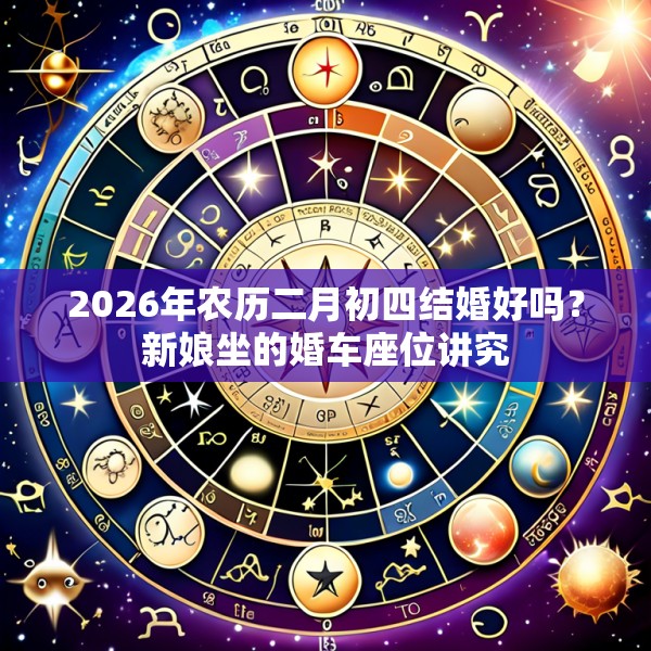 2026年农历二月初四结婚好吗?新娘坐的婚车座位讲究