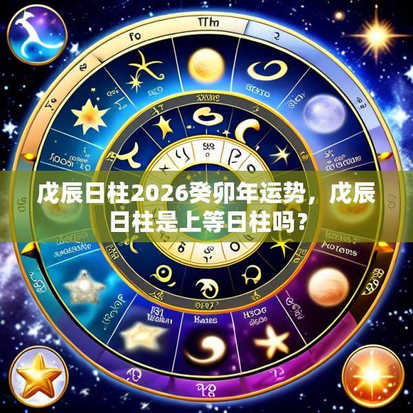 戊辰日柱2026癸卯年运势，戊辰日柱是上等日柱吗？