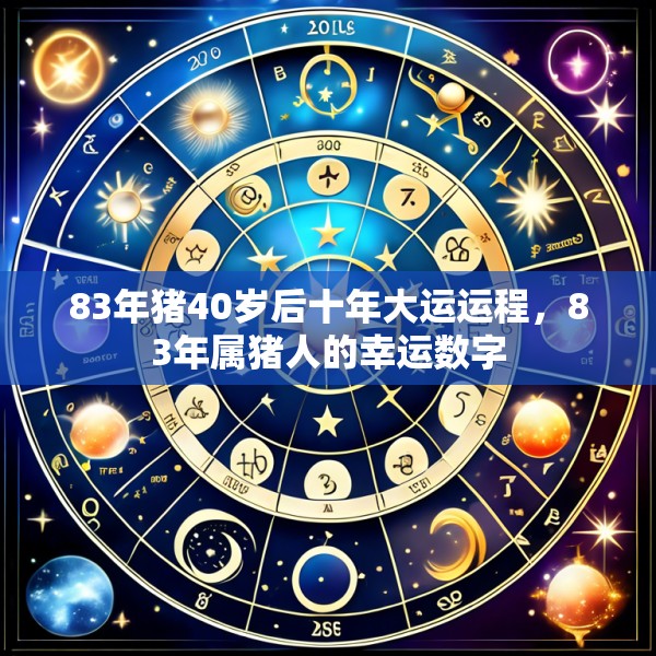 83年猪40岁后十年大运运程，83年属猪人的幸运数字