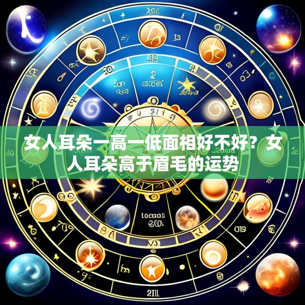 女人耳朵一高一低面相好不好?女人耳朵高于眉毛的运势