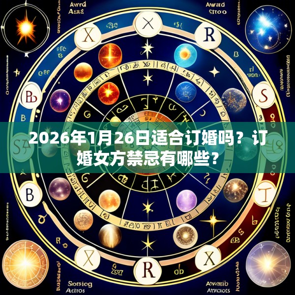 2026年1月26日适合订婚吗?订婚女方禁忌有哪些?