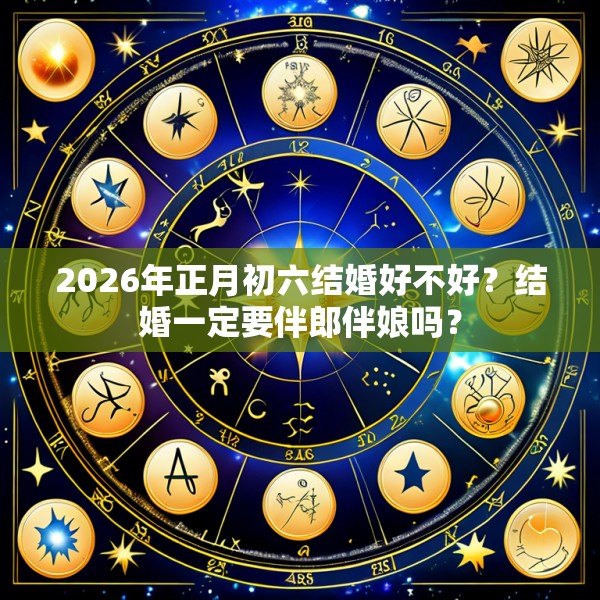 2026年正月初六结婚好不好?结婚一定要伴郎伴娘吗?