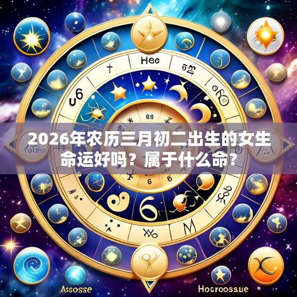 2026年农历三月初二出生的女生命运好吗？属于什么命？