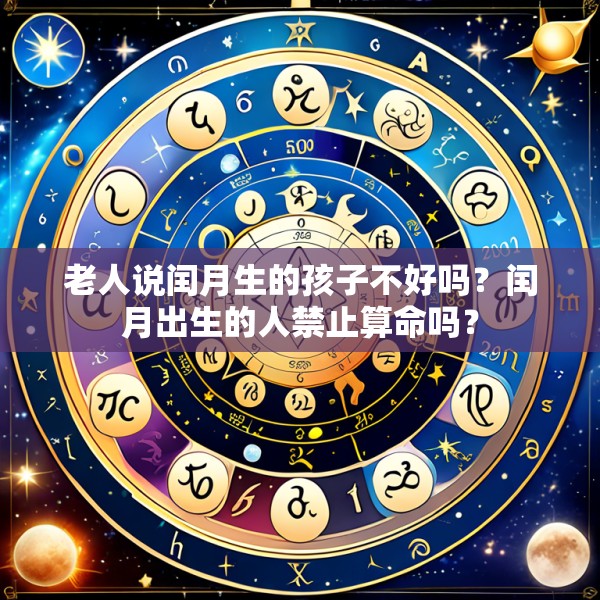 老人说闰月生的孩子不好吗？闰月出生的人禁止算命吗？