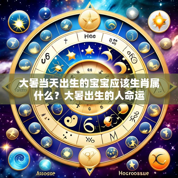 大暑当天出生的宝宝应该生肖属什么?大暑出生的人命运