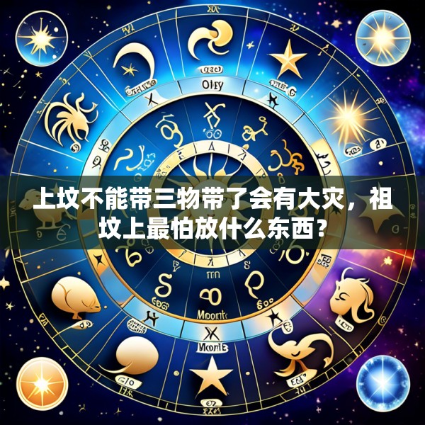 上坟不能带三物带了会有大灾,祖坟上最怕放什么东西?