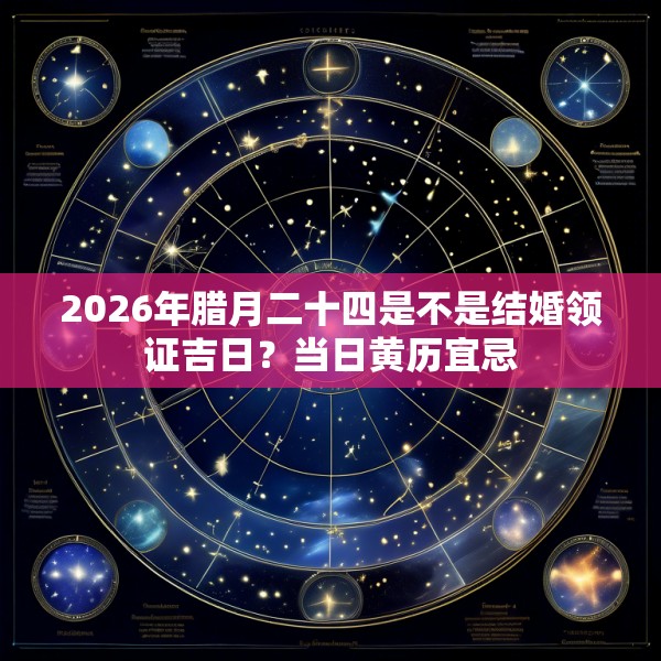 2026年腊月二十四是不是结婚领证吉日？当日黄历宜忌
