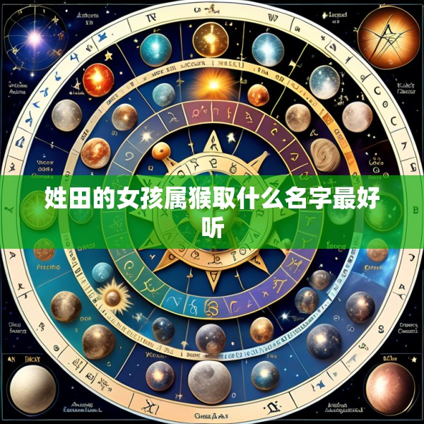 姓田的女孩属猴取什么名字最好听