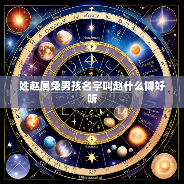 姓赵属兔男孩名字叫赵什么博好听