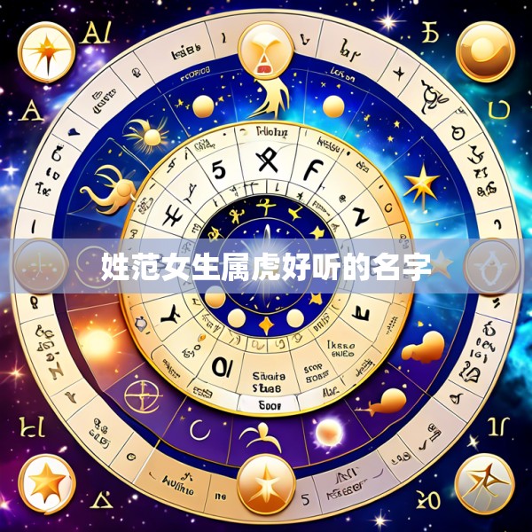 姓范女生属虎好听的名字