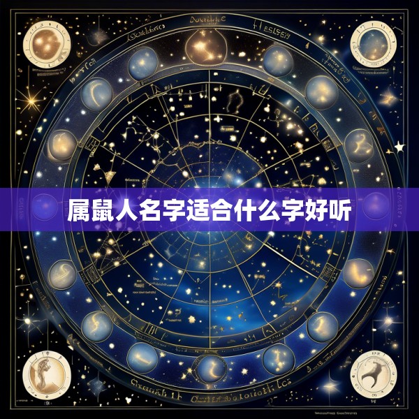 属鼠人名字适合什么字好听