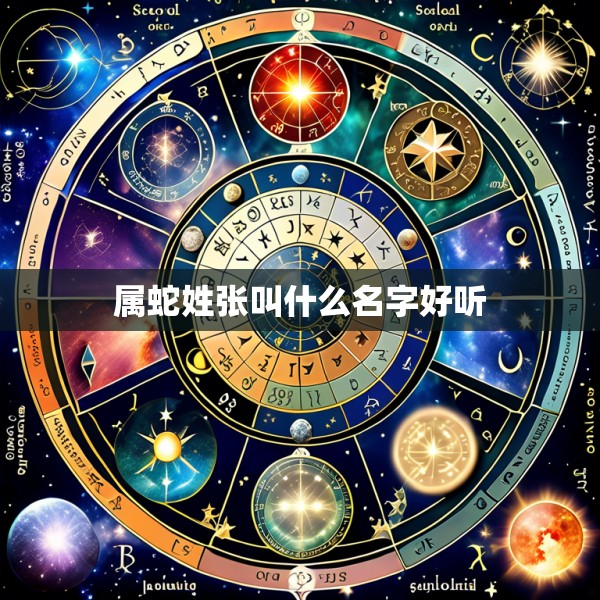 属蛇姓张叫什么名字好听