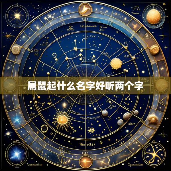 属鼠起什么名字好听两个字