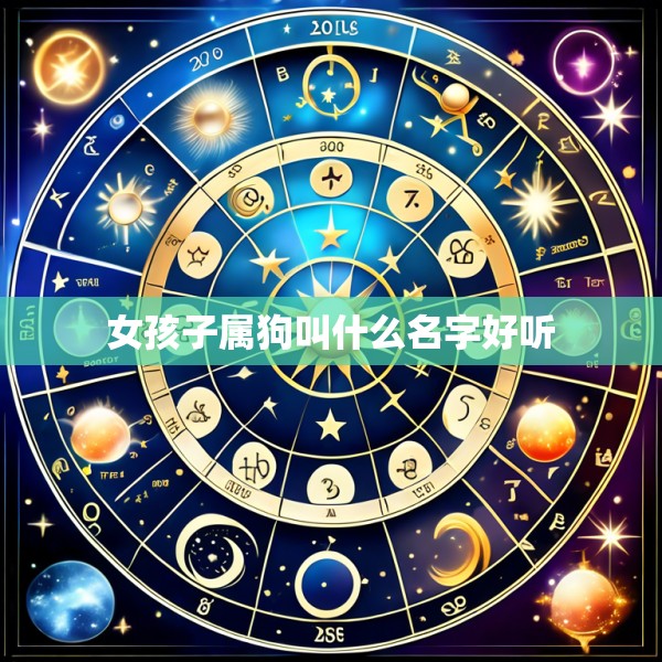 女孩子属狗叫什么名字好听