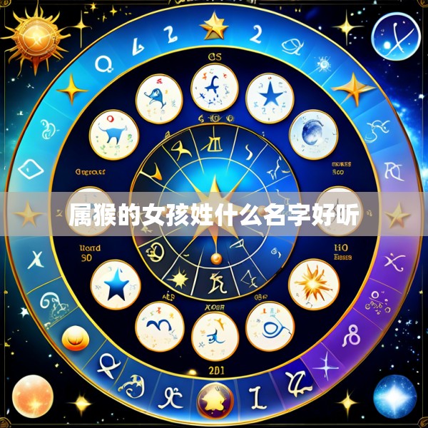 属猴的女孩姓什么名字好听